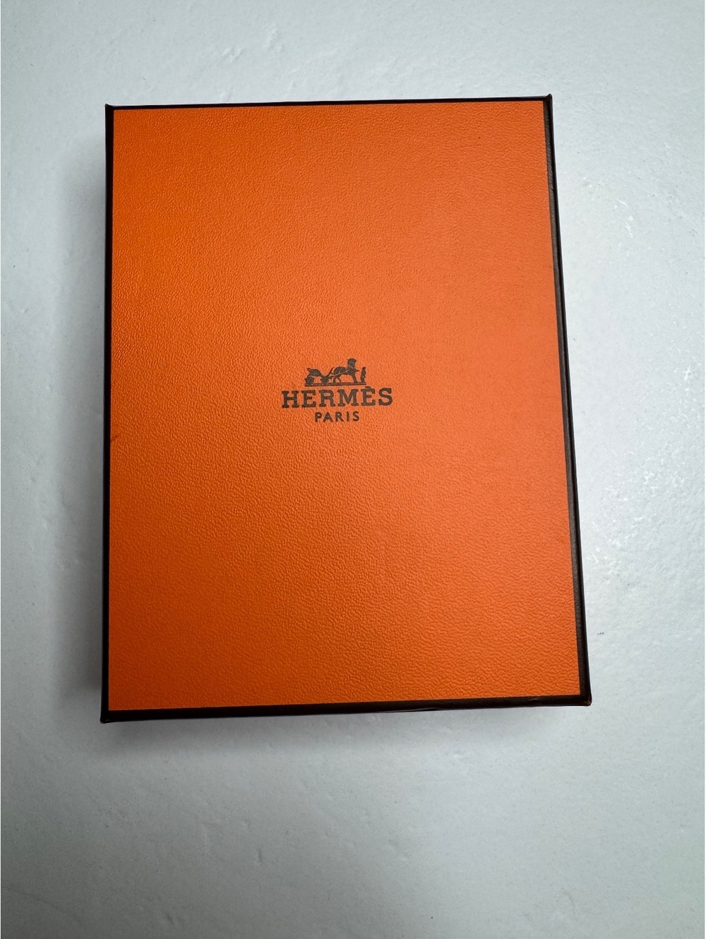Hermès Paris Orange Jewelry Box with Inner Cushion